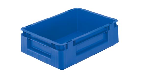 Euro-Transportbehälter Polypropylen stapelbar stabil 600x400x220 mm blau