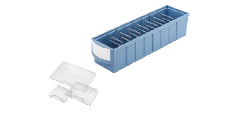 Longitudinal divider LxH 600x145 mm zinc plated