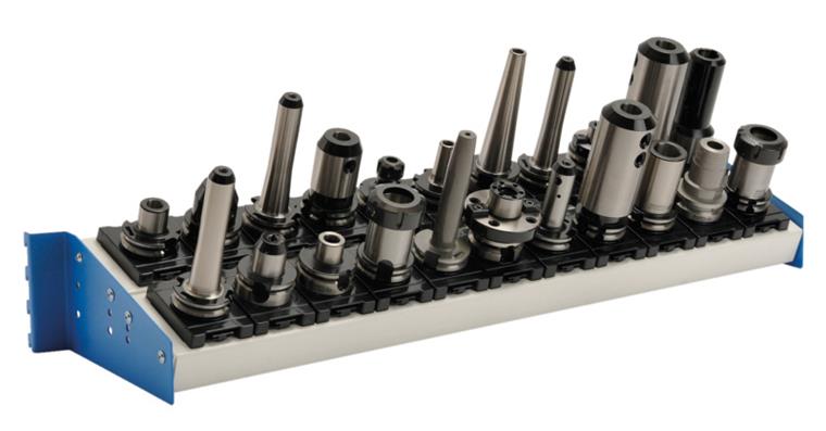 1083959103 Tool holder shelf wide RAL 7035/5012 for CNC trolley cat. no. 83959 101+201
