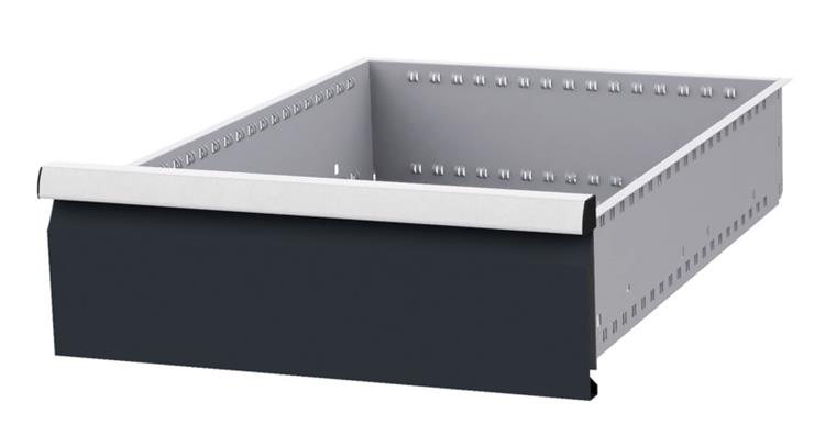 Drawer WxD 450x600mm full-exten. sl. 100 % 100kg front height 175mm RAL7035/7016