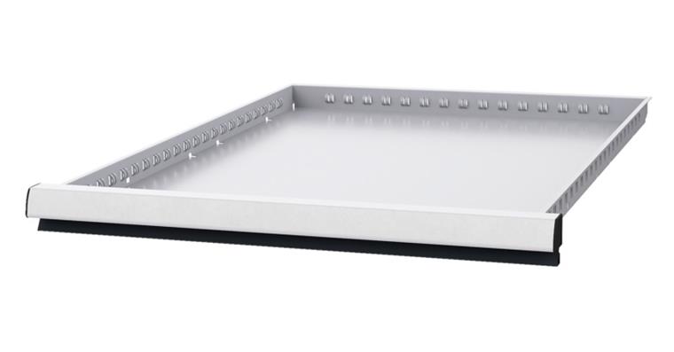 Schublade BxT 450x600mm Vollauszug 100% 70kg Fronthöhe 50mm RAL7035/7016