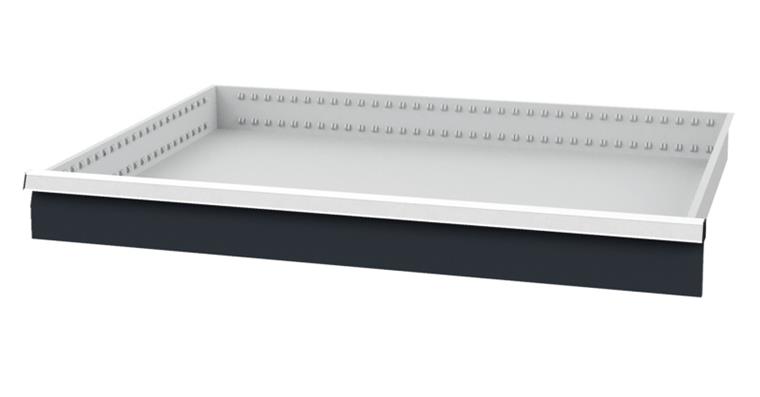 Drawer WxD 900x600mm full-exten. sl. 100 % 100kg front height 100mm RAL7035/7016