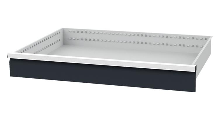 Drawer WxD 900x600mm full-exten. sl. 100 % 100kg front height 125mm RAL7035/7016