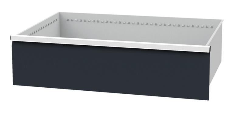 Drawer WxD 900x600mm full-exten. sl. 100 % 100kg front height 250mm RAL7035/7016