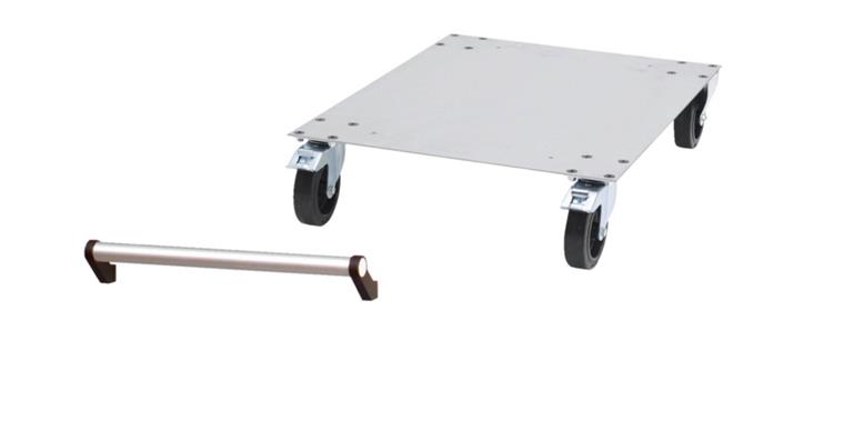 Mobile addition 980x500x150 mm RAL 7035 light grey for cabinet 980 mm wide
