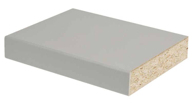 Cover panel for tool cabinet chipboard coated 980x500x19 mm RAL 7035