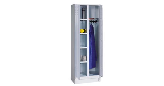 Laundry wardrobe cabinet with base 1800x610x500 mm