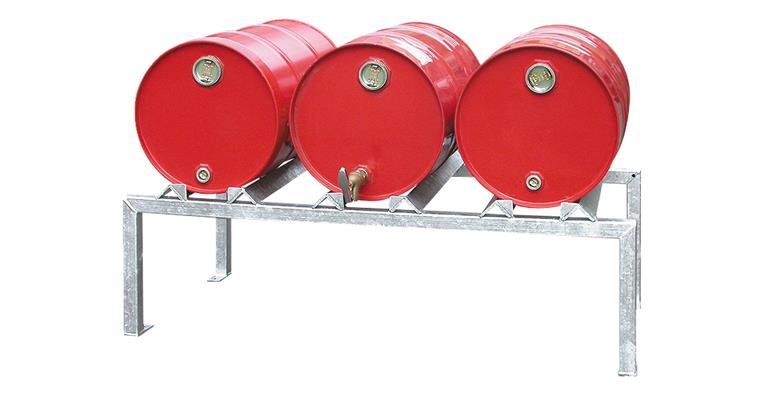 Fassbock verzinkt für 3x60 l Fass 1230x650x415 mm