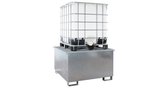 KTC tray w/o filling stand for 1 KTC WxDxH 1300x1360x790 mm hot-dip galvanised