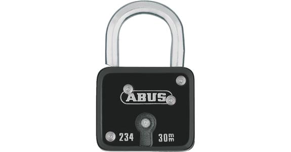 Safety padlock with tumbler 2 keys painted width 50 mm
