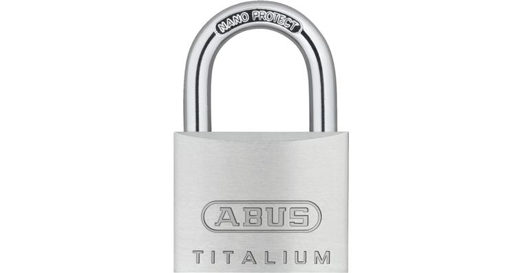 Padlock 30x13x50 mm, keyed to differ, shackle diameter 5 mm