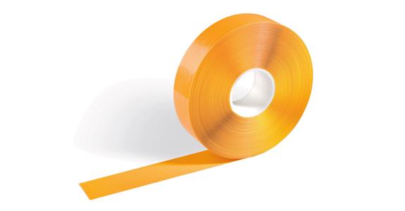 Floor marking tape self-adhesive signal yellow width 50 mm roll 30 m