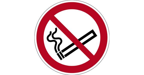 Sicherheitskennzeichen -Rauchen verboten- selbstklebend Ø 430 mm