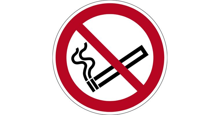 Safety marking -No smoking- self-adhesive dia. 430 mm