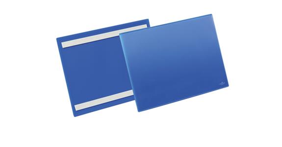 Kennzeichnungstasche 50 Stück selbstklebend A4 Querformat 297x210 mm dunkelblau