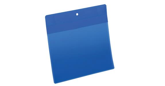 Magnettasche Neodym 10 Stück A5 Querformat 210x148 mm blau