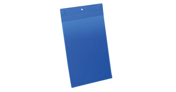 Magnettasche Neodym 10 Stück A4 Hochformat 210x297 mm blau