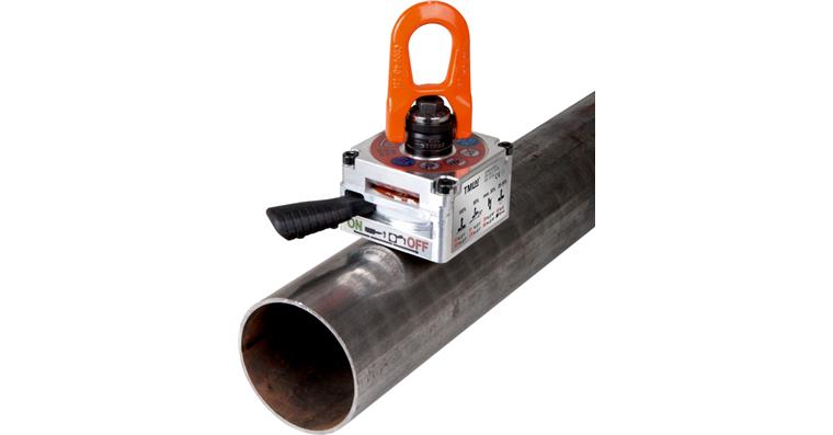 Permanent lifting magnet TML 90 R prism, load 90 kg tear-off force 270 kg