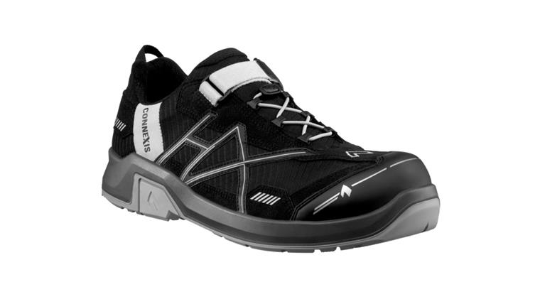 Sicherheits-Halbschuh Connexis® Safety T black-silver Low S1P ESD Gr.45 (UK10,5)