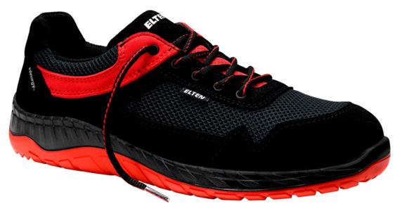Low-cut safety shoe Lonny Red Low S1P ESD size 44