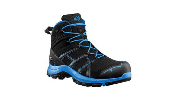 Safety boot Black Eagle® 40.1 black-blue Mid S3 ESD size 44 (UK 9.5)