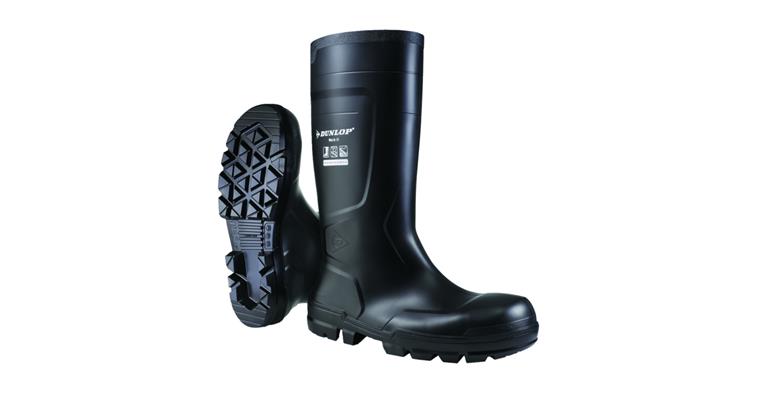 PVC-Sicherheits-Stiefel schwarz S5 Gr.43