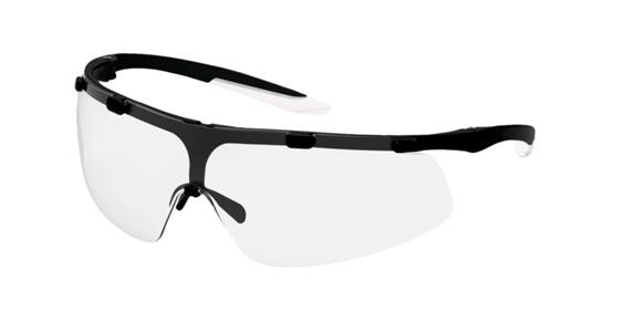 Schutzbrille super fit, Rahmen schwarz, Scheibe klar 100 % UV-Schutz