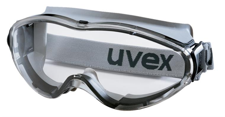 1093009056 Vollsichtbrille uvex ultrasonic Scheibe klar Farbe Grau/Schwarz