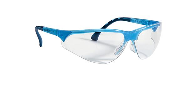 Schutzbrille Terminator Blau Scheibe klar
