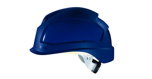 Industrial hard hat uvex pheos B-S-WR 30 mm Euro slot mount size 52-61 cm blue