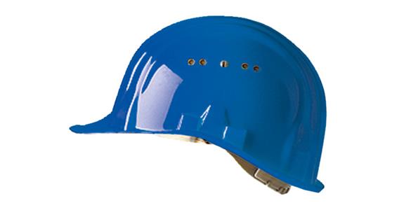 Construction hard hat Baumeister 80 with 2x16 mm mount size 53-61 cm blue