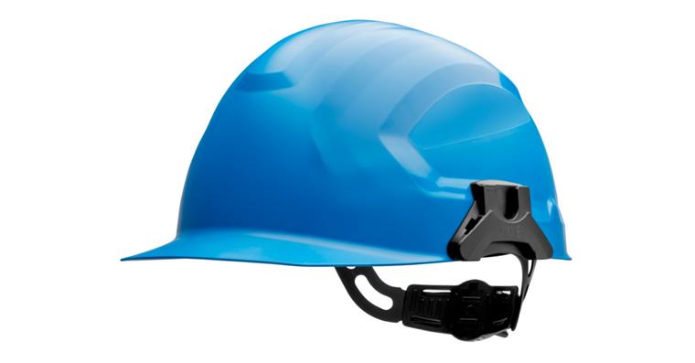 Electrician's hard hat CrossElectric blue, in accordance with EN 397, EN 50365