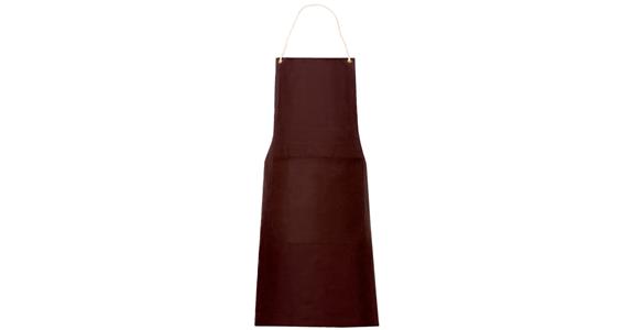 Canvas apron rust 100x80 cm