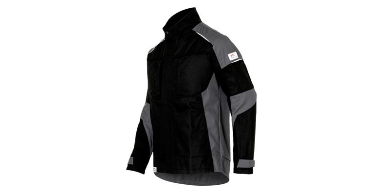 Jacke ACTIVIQ cotton+ schwarz/anthrazit Gr.S