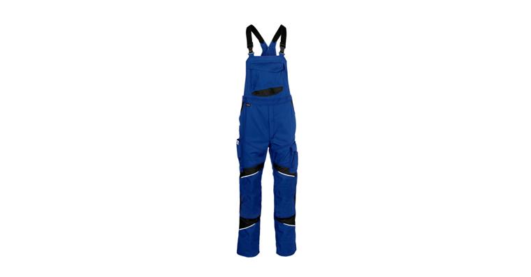 Latzhose ACTIVIQ cotton+ kornblau/schwarz Gr.46