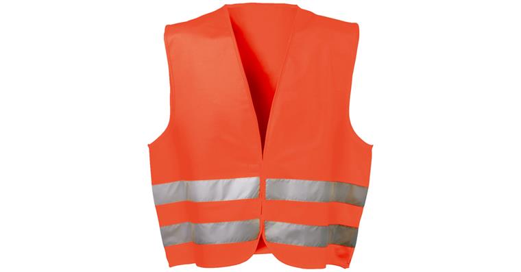 Warnweste EN 20471 orange Gr. uni