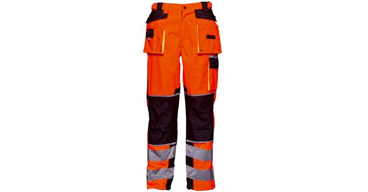 Hi-vis functional trousers Visible Xtreme orange/black size 4XL