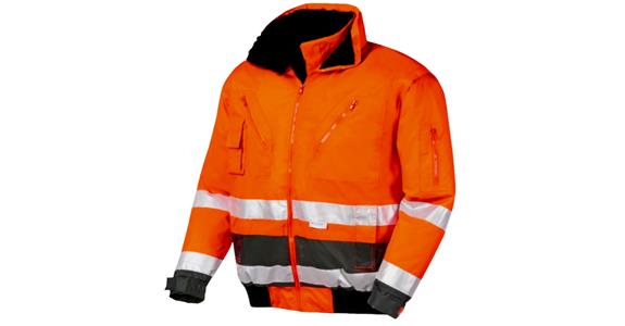 Warnschutz-Pilotjacke Vancouver orange/grau Gr.3XL