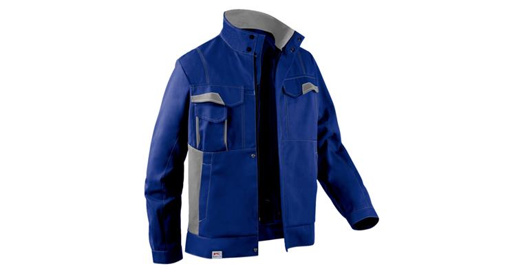 Jacke IMAGE DRESS new design kornblau/mittelgrau Gr.46