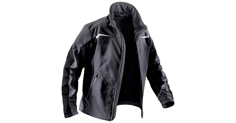 Softshell jacket Light anthracite/black size XXL