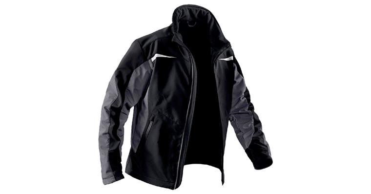 Softshell jacket Light black/anthracite size S