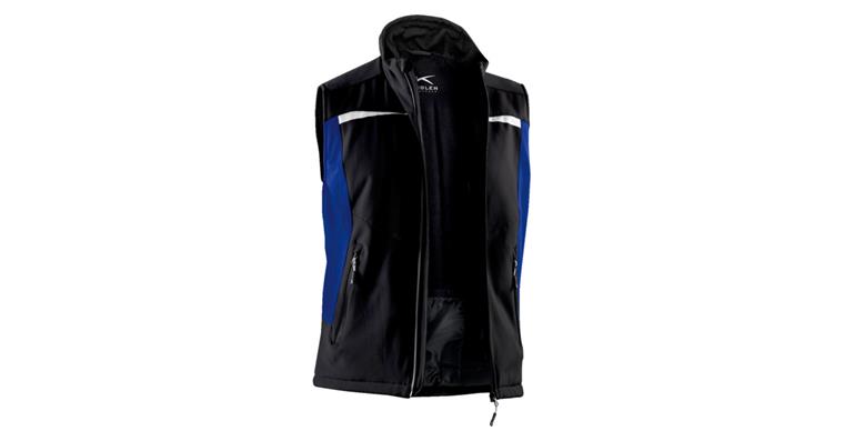 Softshell vest black/cornflower blue size XXL