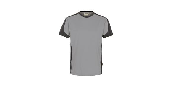 T-Shirt Contrast Mikralinar® titan/anthrazit Gr.XXL
