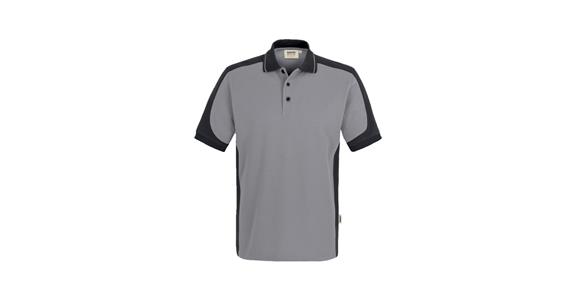 Polo-Shirt Contrast Mikralinar® titan/anthrazit Gr.M