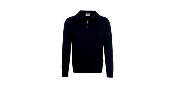 Zip-Sweatshirt Premium schwarz Gr.L