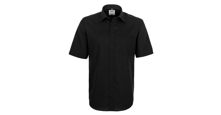 Kurzarm-Hemd Business schwarz Gr.M