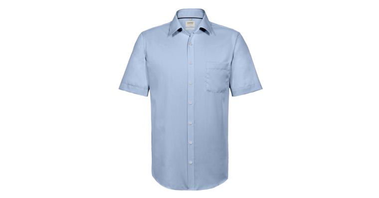 Kurzarm-Hemd Business hellblau Gr.S