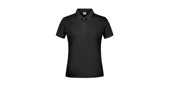 Polo-Shirt Damen schwarz Gr.L