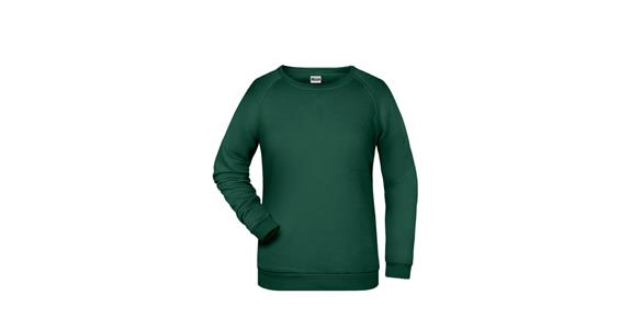 JAMES & NICHOLSON - Sweatshirt ladies' dark green size XXL