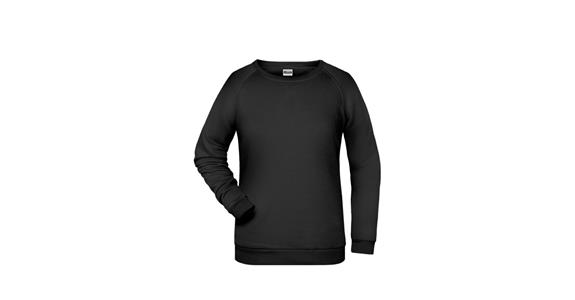 Sweatshirt Damen schwarz Gr.3XL